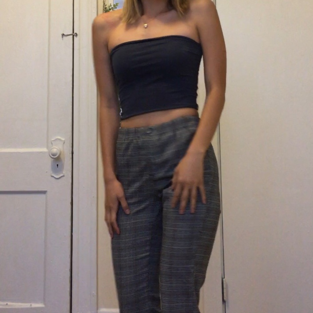 Brandy Melville Tube Top Navy Blue
